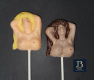 152x Busty Women Chocolate or Hard Candy Lollipop Mold