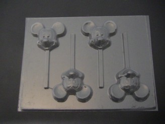 100sp Famous Male Mouse Chocolate or Hard Candy Lollipop Mold