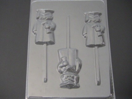 1903 Boy Graduate with Diploma Chocolate or Hard Candy Lollipop Mold