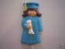 1902 Girl Graduate with Diploma Chocolate or Hard Candy Lollipop Mold