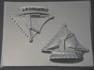 1710 Sailboat 3D Chocolate Candy Mold