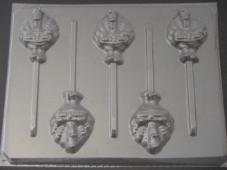 7040 Turkey Happy Thanksgiving Chocolate or Hard Candy Lollipop Mold